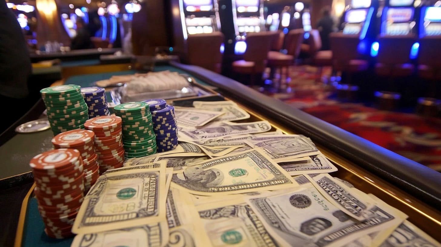 Ilustrasi pengguna memasang taruhan sportsbook dan slot online dengan masterslot mudah
